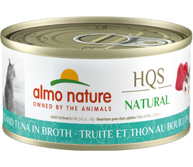 Almo Nature HQS Truite & Thon au bouillon 70gr