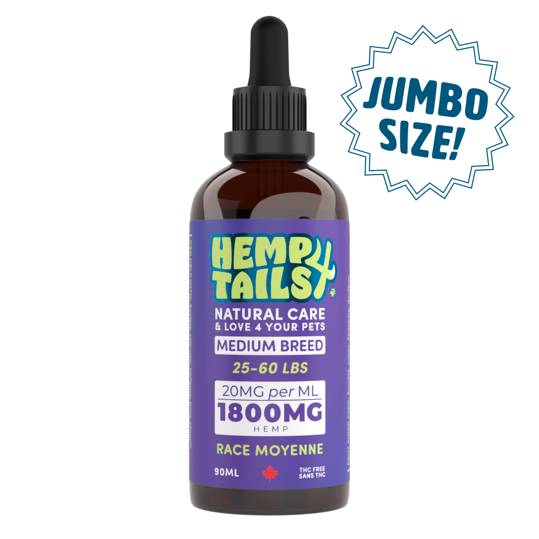 Hemp4Tails Medium Breed Hemp Oil 90ml