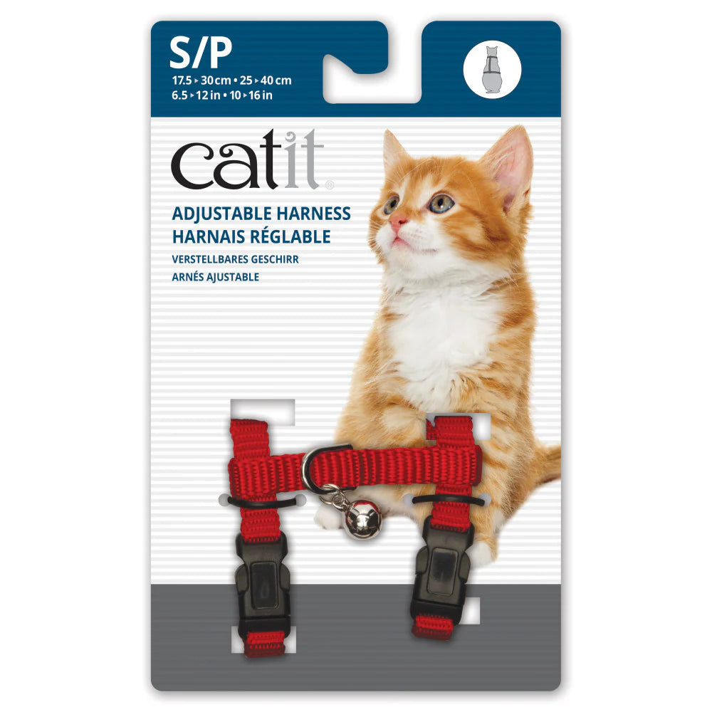 Catit Harnais Réglable Rouge petit
