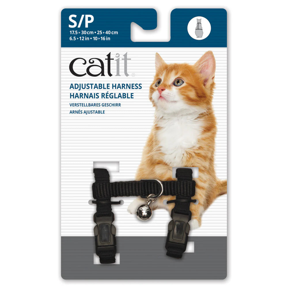 Catit Harnais Réglable noir petit