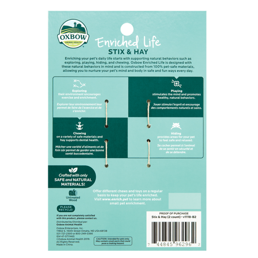 Oxbow Sticks & Hay