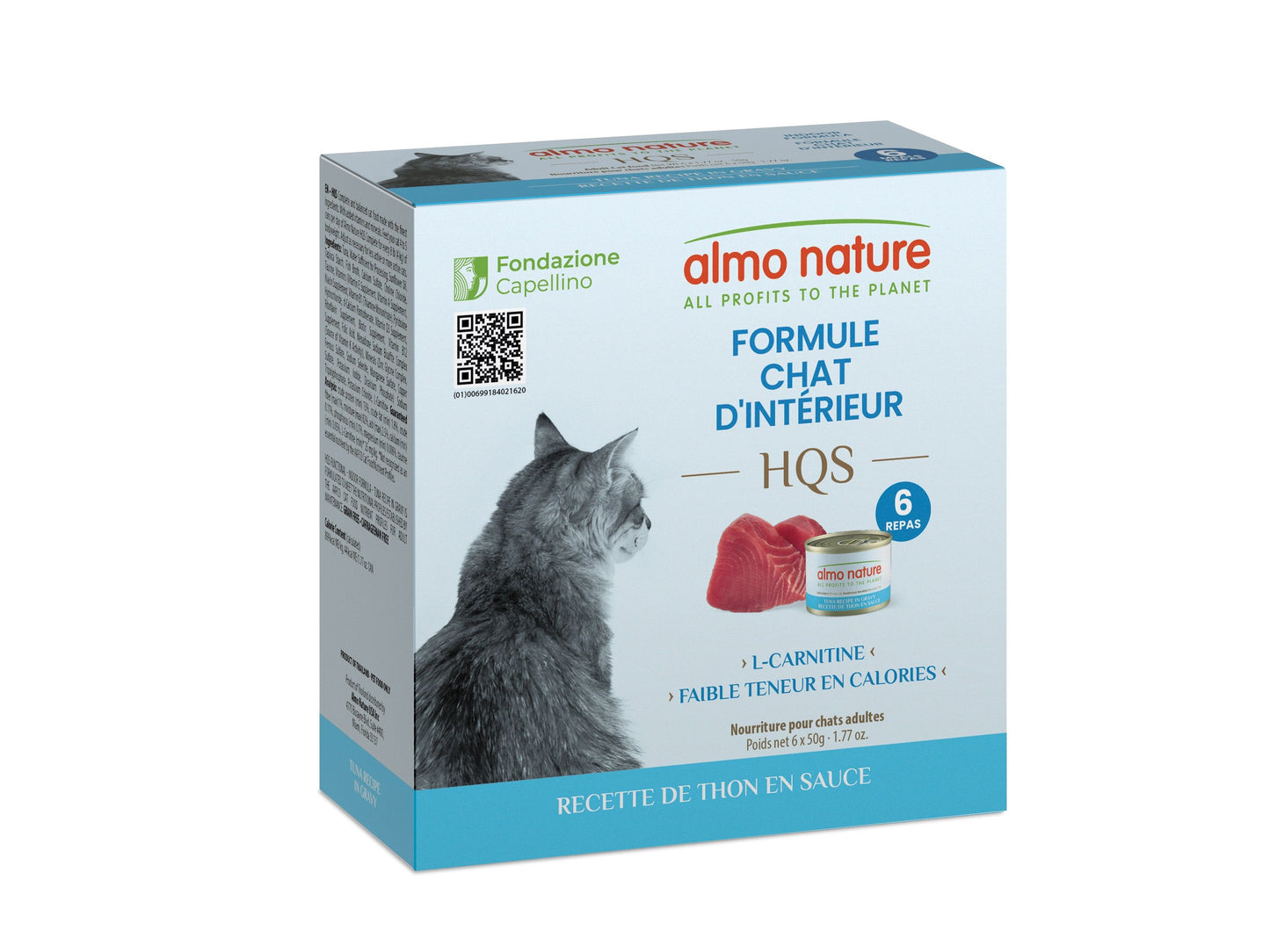 Almo Hqs Formule Chat D'intérieur Thon En Sauce 4 Boîtes