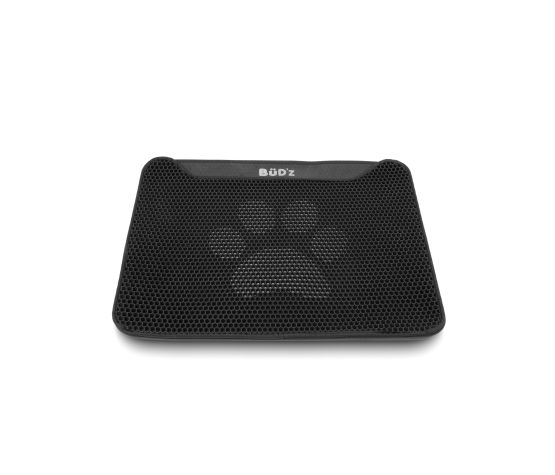 Bud'z Tapis à Litière à Double Couche, Motif De Pattes - Noir, Moyen 65x45cm - Sabots et Museaux