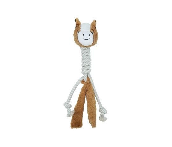 Bud'z Jouet En Peluche Avec Corde - Cheval À Long Cou - Sabots et Museaux