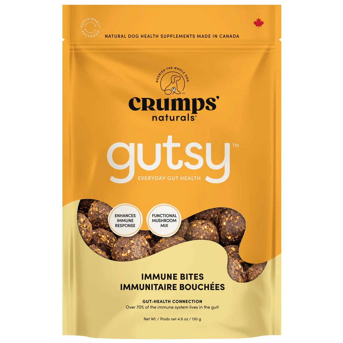 Crumps naturals gutsy bouchées immunitaires 130gr