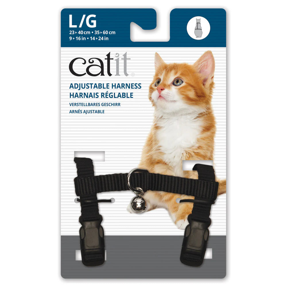 Catit Harnais Réglable grand noir