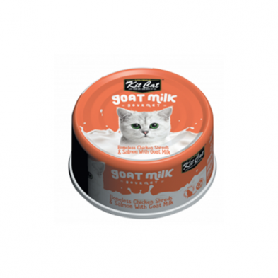Goat's milk cat kit, Chicken & Salmon 70 gr