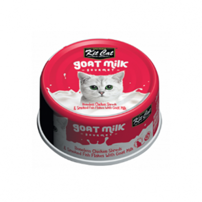Cat kit with goat's milk, chicken & smoked fish 70 gr