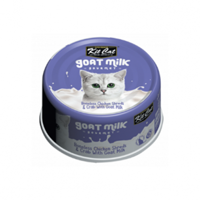 Cat kit with goat's milk, chicken & crab 70 gr
