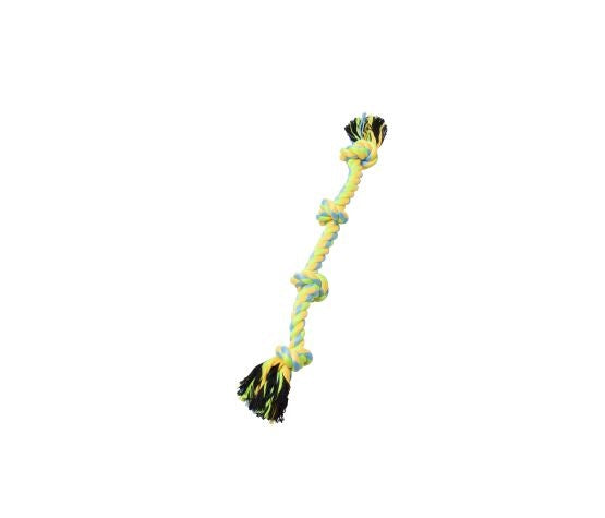 Bud'z Rope with 4 knots green & yellow 15.5 inches