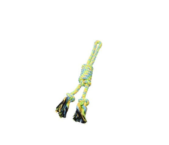 Bud'z double rope with loop and noose green & yellow