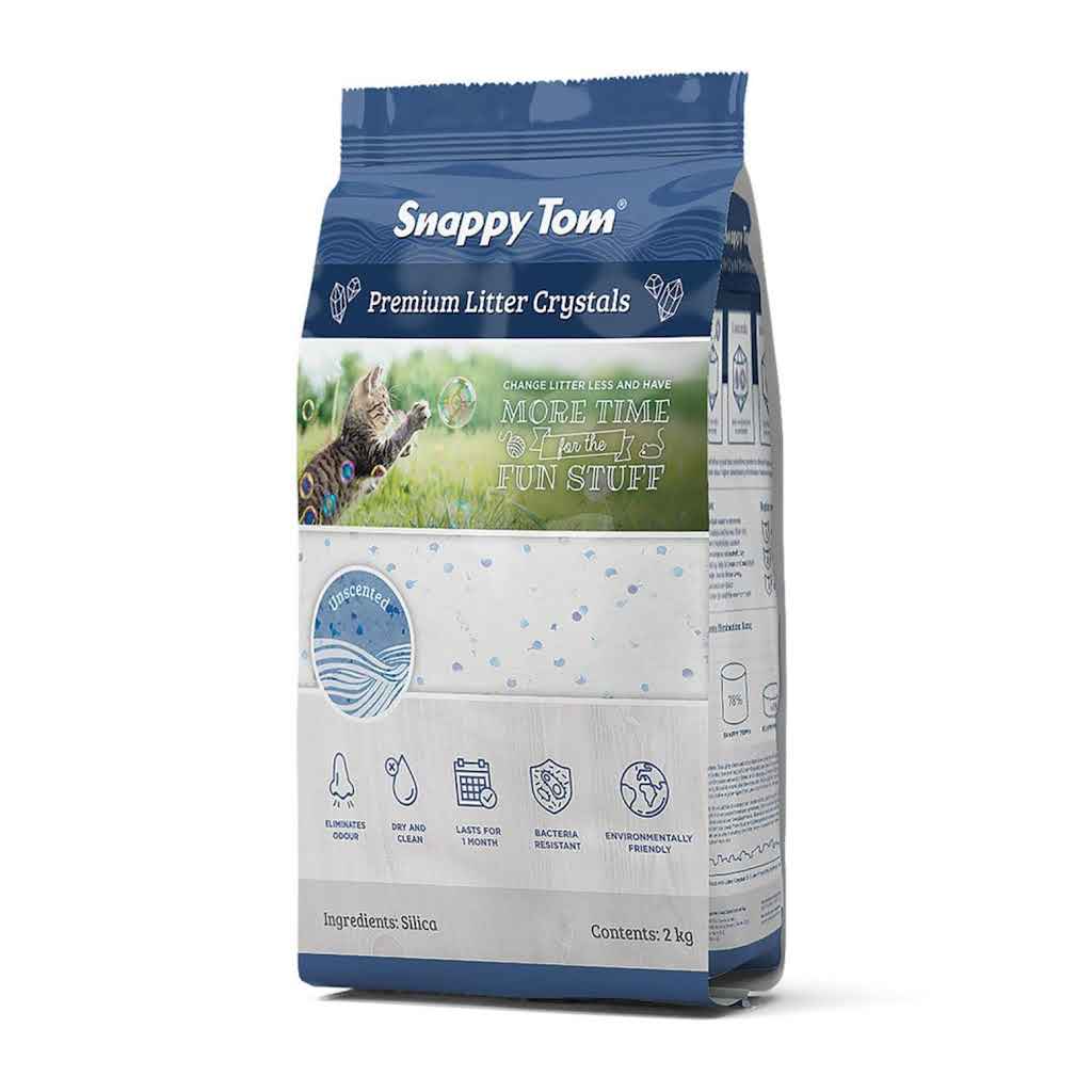 Snappy Tom Litière de Silice Sans Parfum 8kg