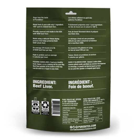 Pure Bites pure beef liver 57g