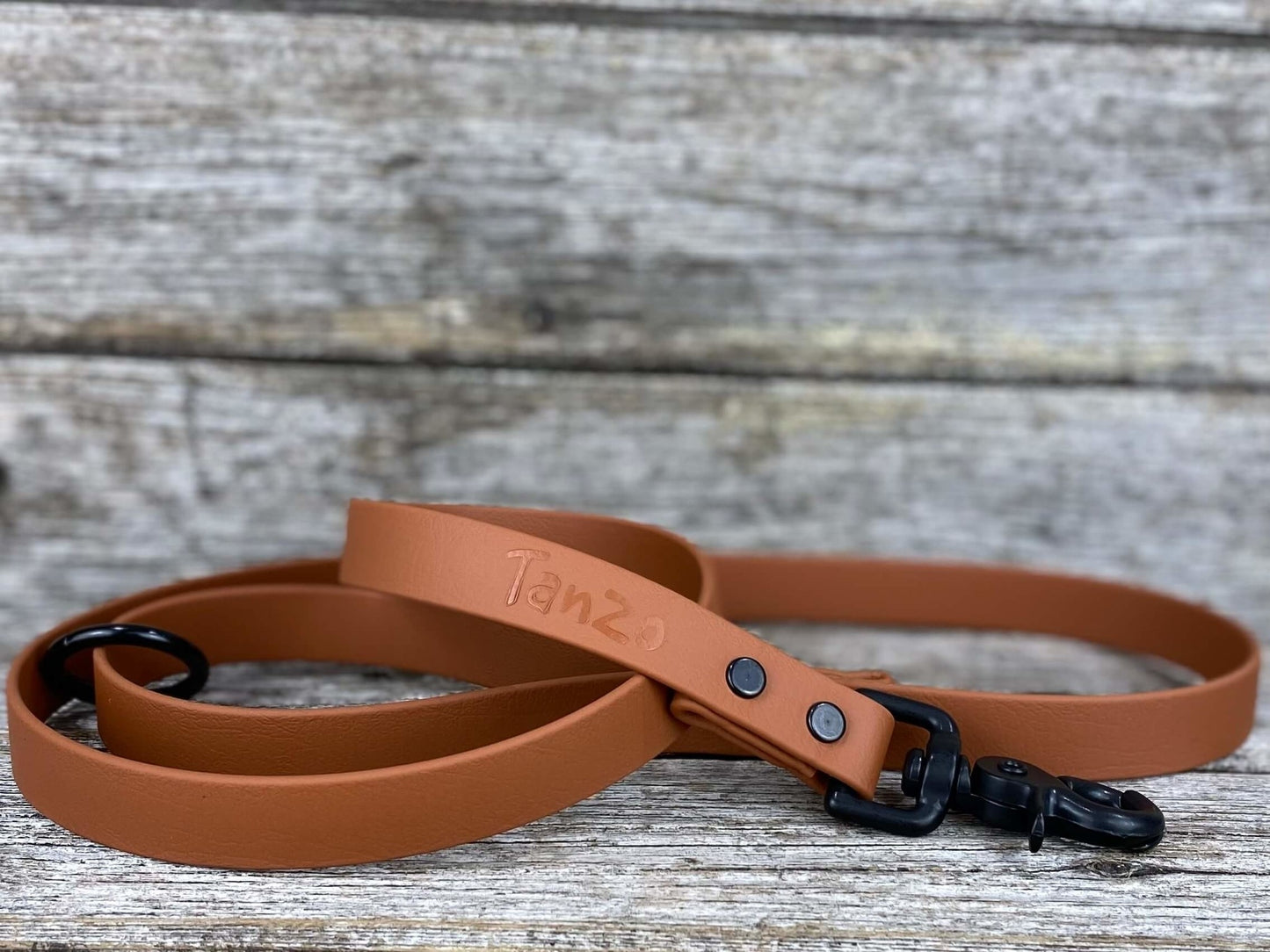 Tanzo Creations Biothane Caramel Leash 6 feet