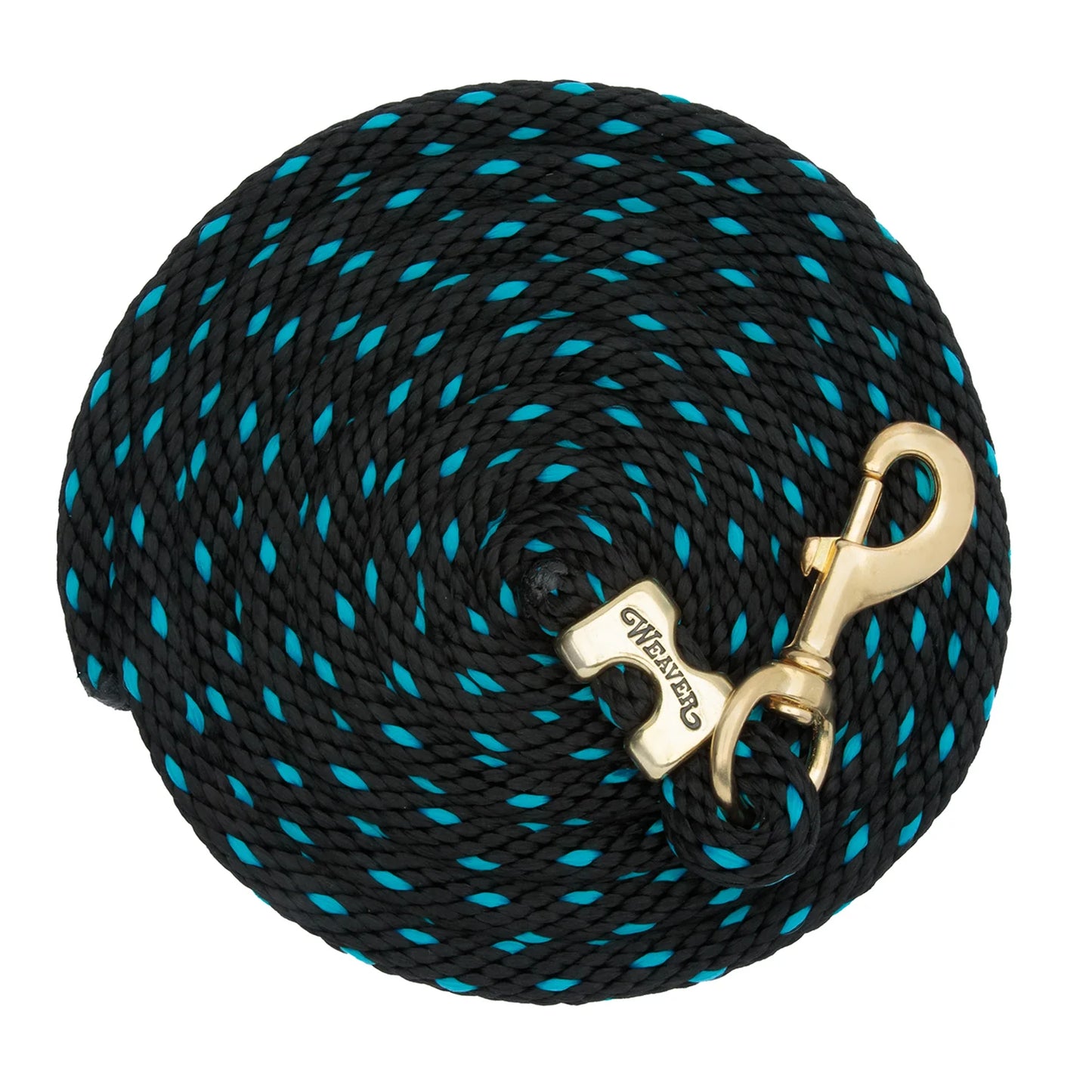Weaver Laisse 10" brass 225 - Noir/Turquoise