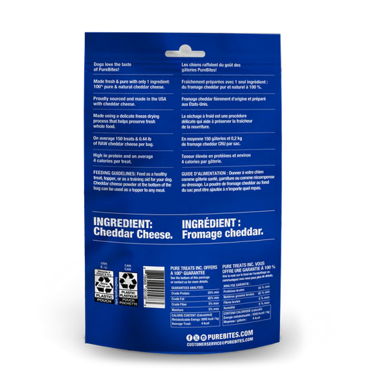 PureBites fromage cheddar séché à froid