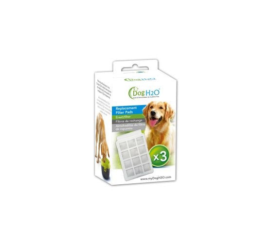 Replacement filter for H2O dog & cat fountain, pack of 3
