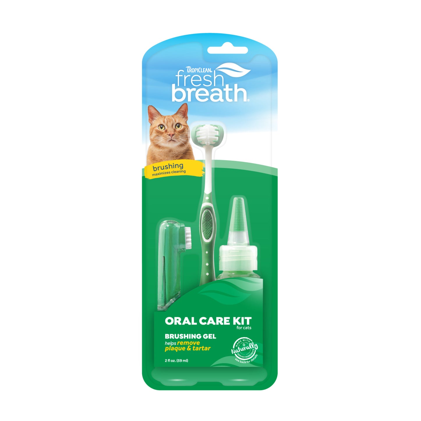 Tropiclean oral care set for cats