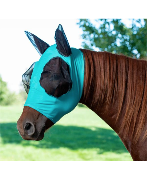 Weaver Lycra Fly Mask Turquoise, Medium