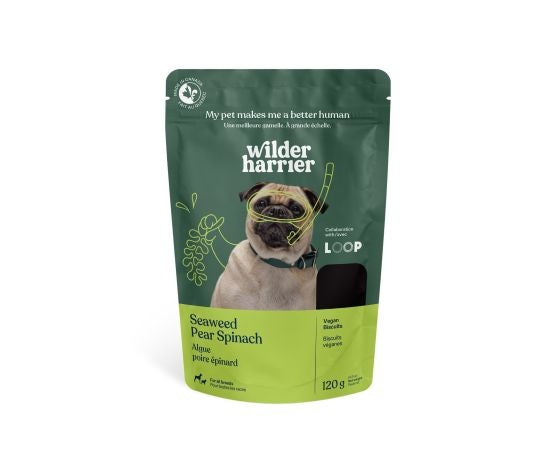 Wilder Harrier Vegan Treats Wakame, Pear & Spinach