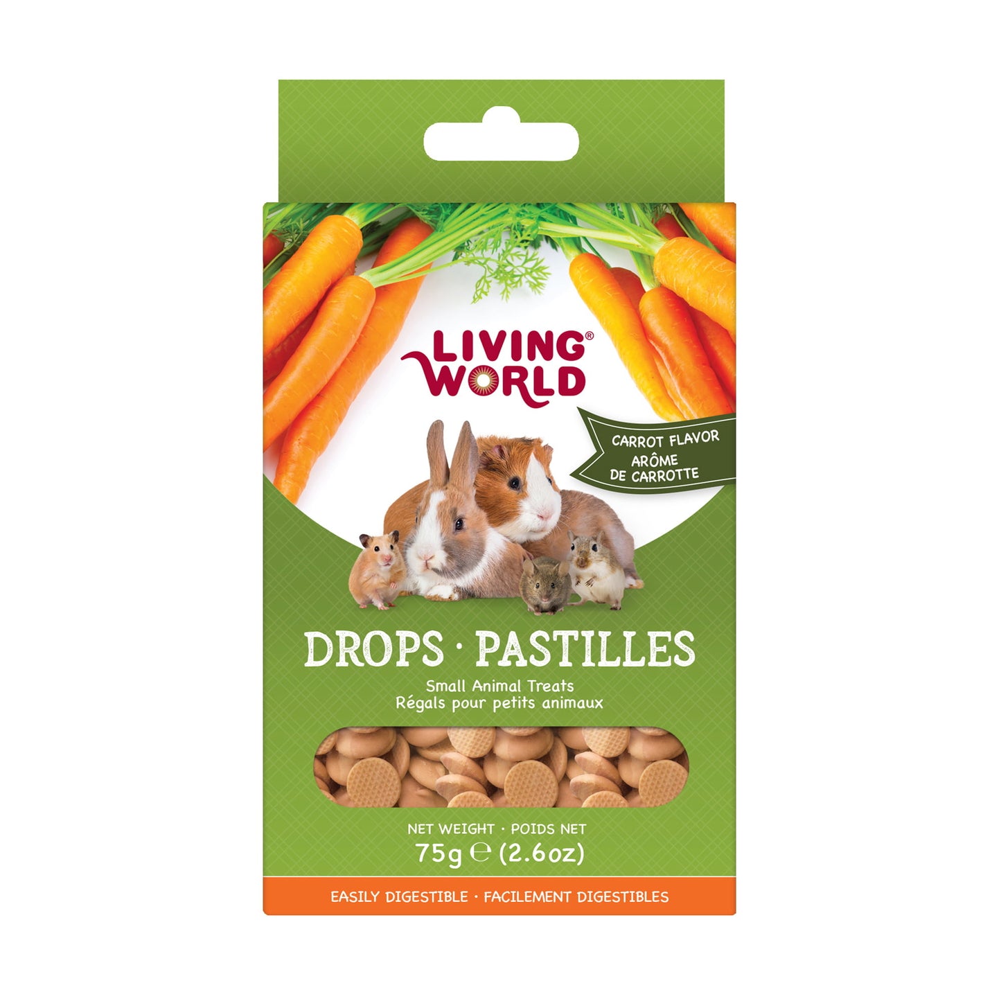 Living world Pastilles aux carottes