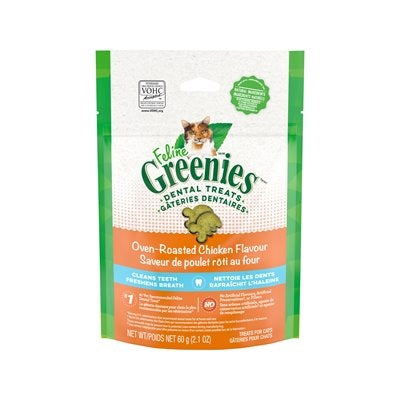 Greenies chat Saveur de poulet rôti au four 60 g