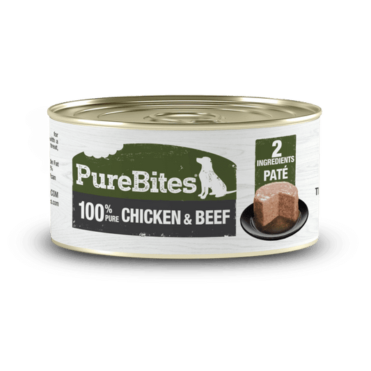 Purebite Paté 100% Pure Chicken &amp; Beef 2.5 oz