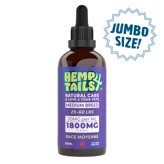 Hemp4Tails Medium Breed Hemp Oil 90ml