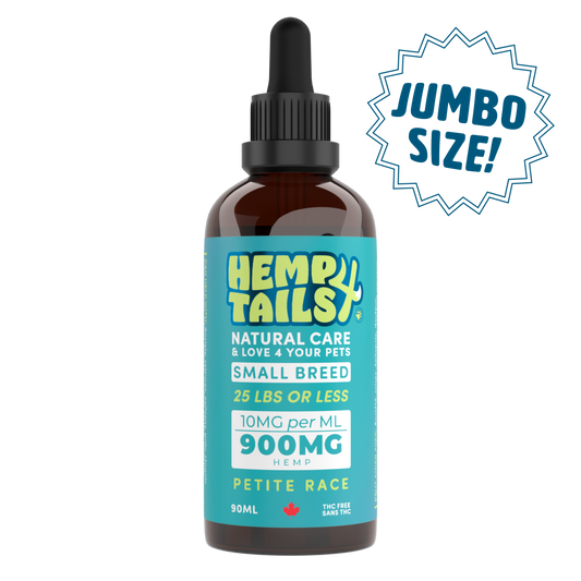 Hemp4Tails Huile de chanvre petite race 90 ml