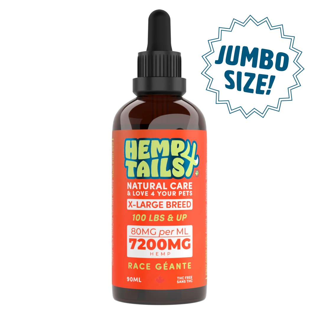 Hemp4Tails Huile de chanvre très grande race 90 ml