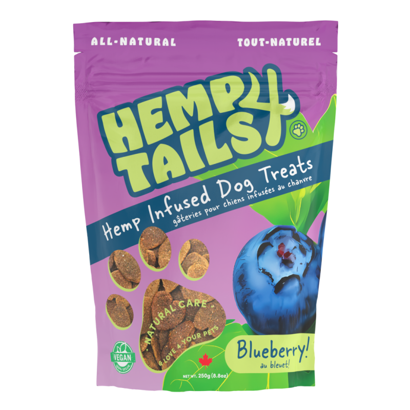 Hemp4Tails Gâteries Bleuets 250 gr