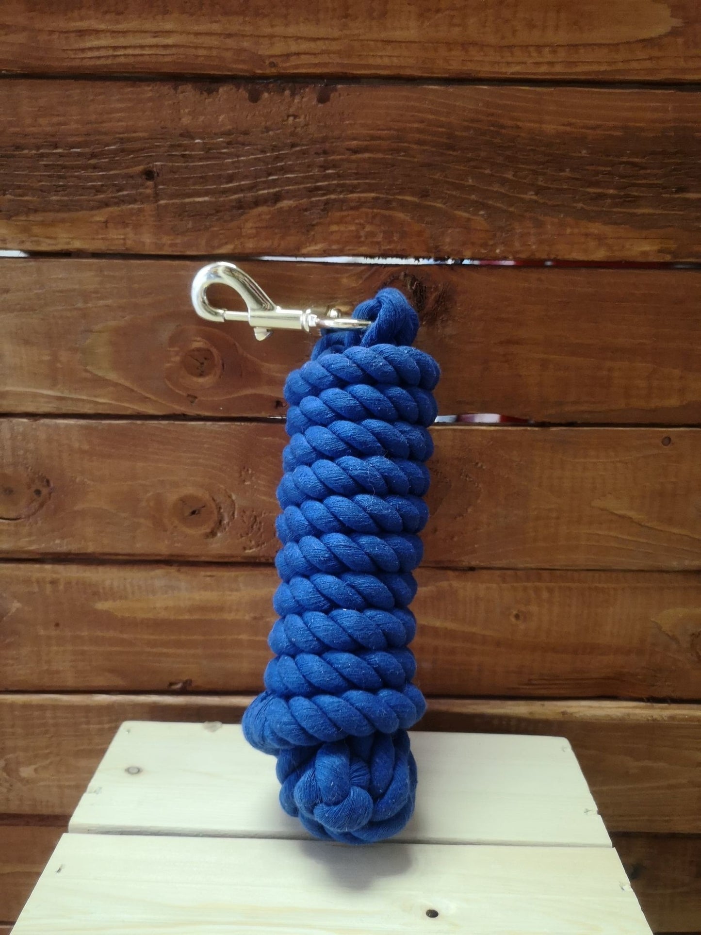 Royal blue cotton leash 10