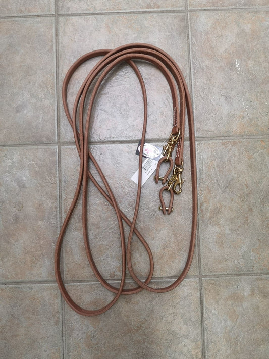 Leather reins harness