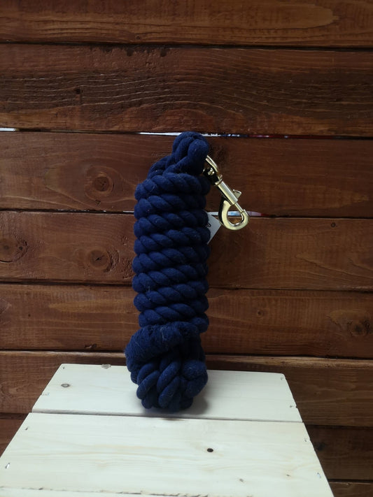 Navy cotton leash 10