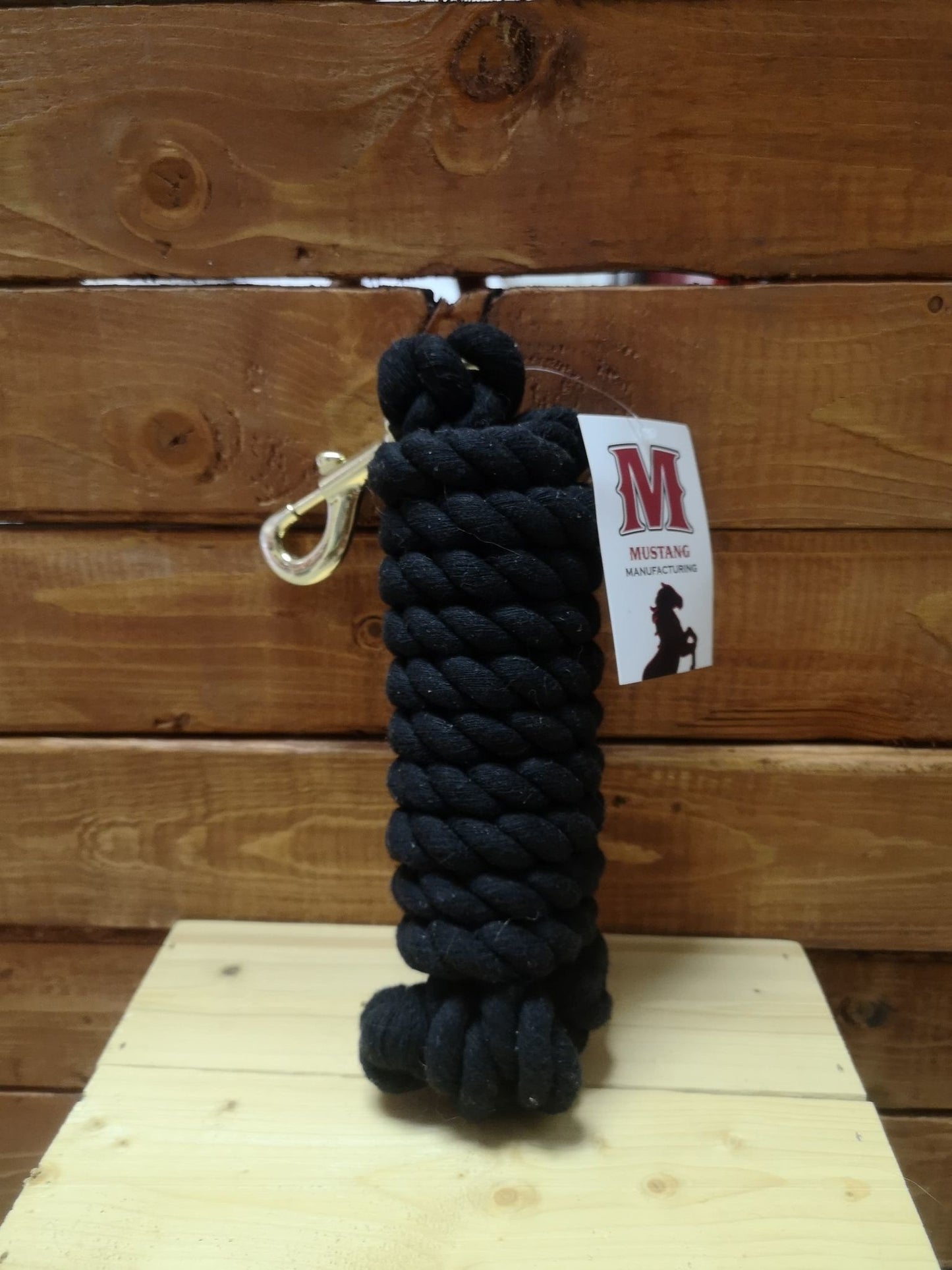 Black cotton leash 10