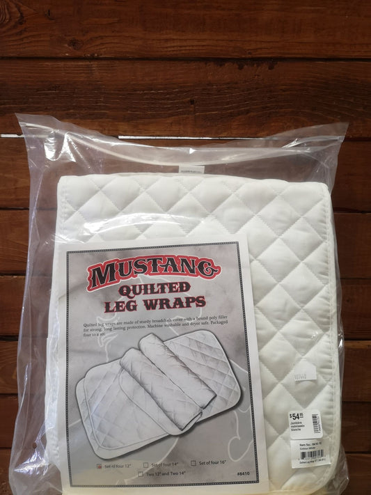 White quilted leggings