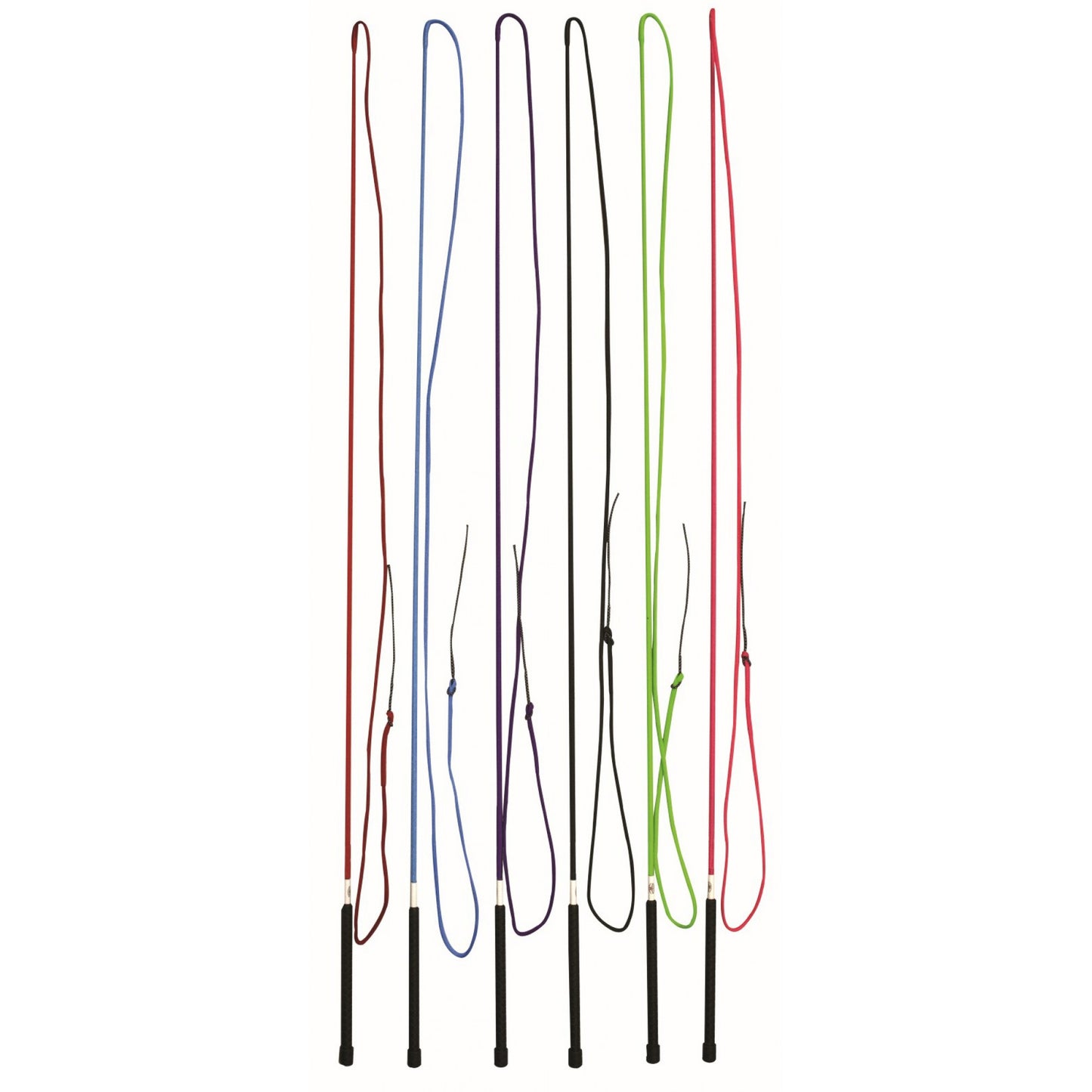 Western Rawhide Chambrière pour longer Rouge