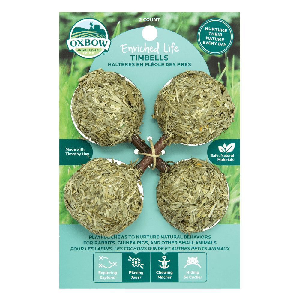 Oxbow Timothy Grass Dumbbell 2 Pack