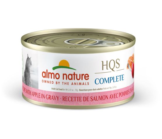 Almo nature HQS Complete chat Saumon & Pomme en sauce 70gr