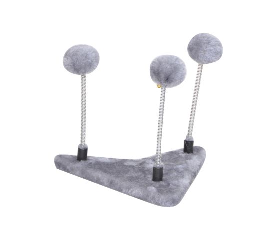 Bud'z Mini Station De Jeu Pour Chat, Pompom Sur Ressorts - Sabots et Museaux