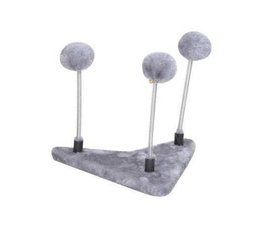 Bud'z Mini Station De Jeu Pour Chat, Pompom Sur Ressorts - Sabots et Museaux