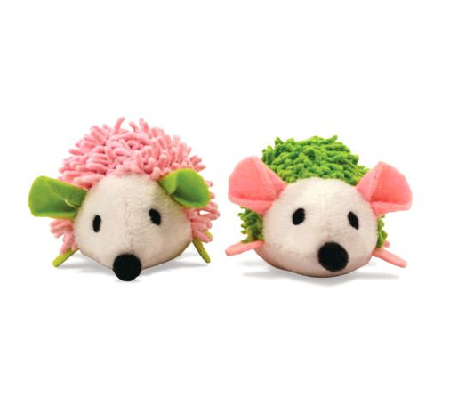 Bud'z Duo de herissons rose & vert