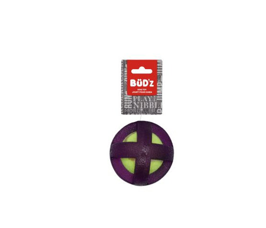 Bud'z Jouet En Caoutchouc Pour Chien - Avec Balle De Tennis Insérée, Mauve