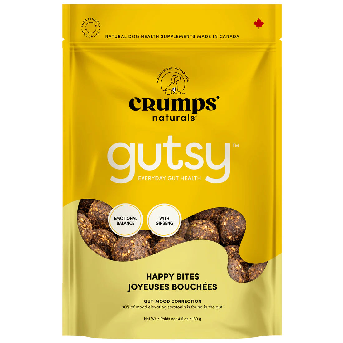 Crumps naturals gutsy Joyeuses bouchées 130gr - Sabots et Museaux