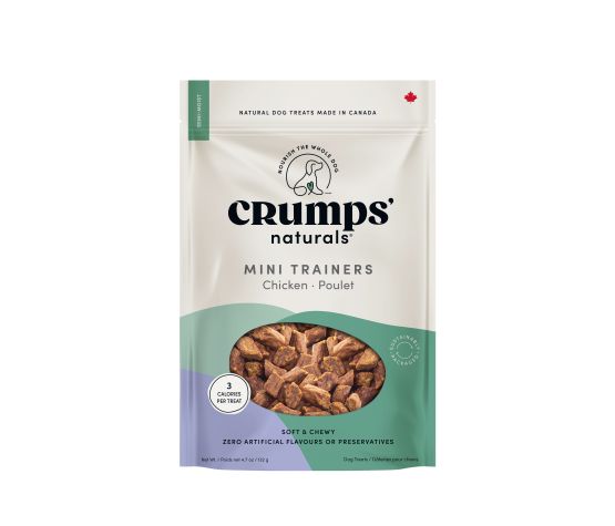 Crumps Mini-bouchées D'entraînement Pour Chien, Semi-humides Au Poulet 132g - Sabots et Museaux