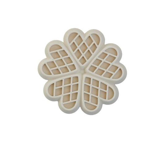 Dexypaws Tapis De Léchage En Silicone "cache-cache" - Cœurs, Crème Au Beurre