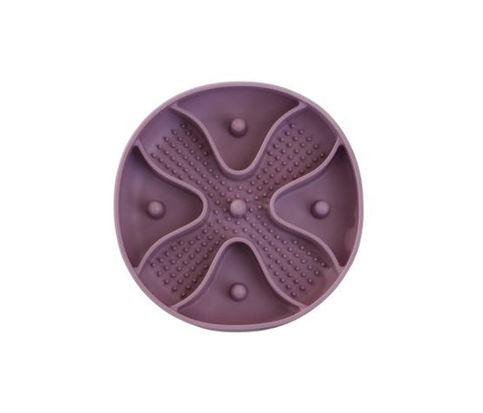 Dexypaws Tapis De Léchage En Silicone "cache-cache" - Cercle, Rose Poudré