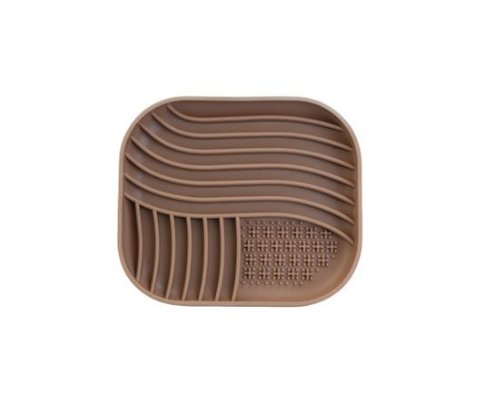 Dexypaws Tapis De Léchage En Silicone "cache-cache" - Carré, Affogato