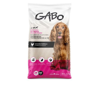 Gabo Nourriture Pour Chien & Chiot, Poulet 25lb