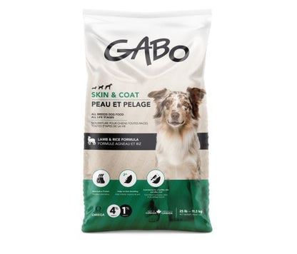 Gabo Nourriture Pour Chien & Chiot, Peau & Pelage, Agneau Et Riz 25lb